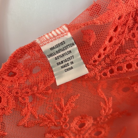 Haute Monde Coral open cardigan kimono size small - Picture 7 of 11